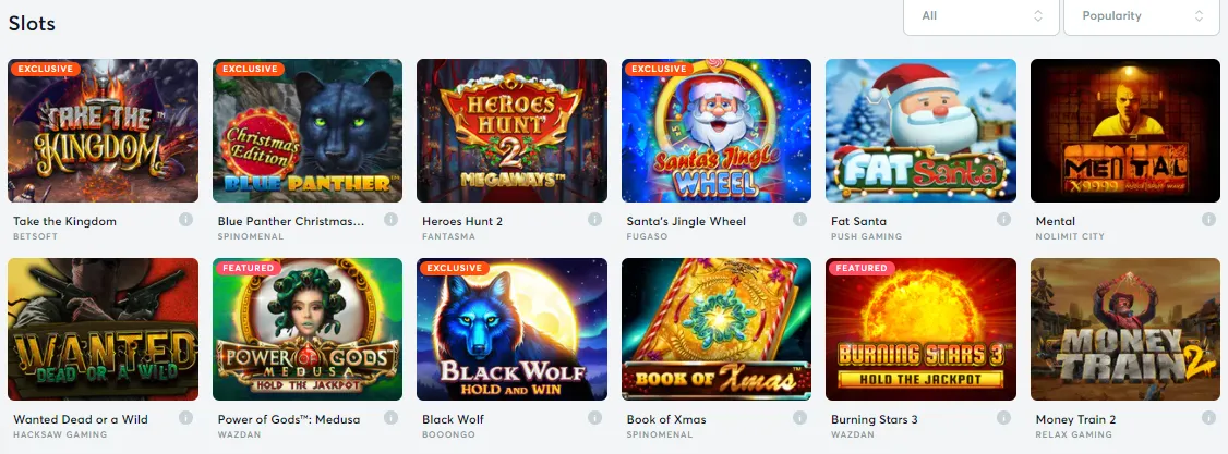 Ігри в криптоказино Bitcasino