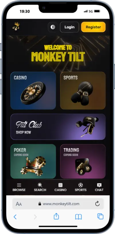 Official website Monkey Tilt