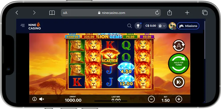 ion Gems: Hold and Win DEMO