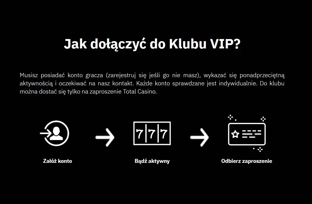 VIP club zrzut ekranu