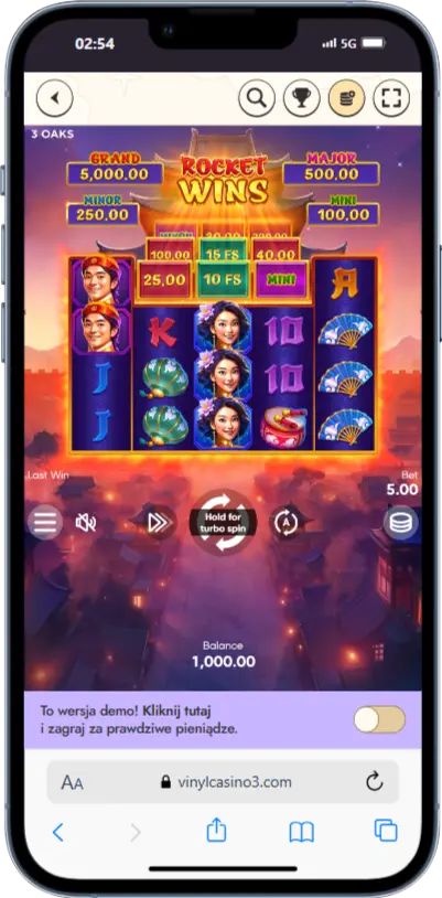 Gry ekskluzywne w Vinyl Casino