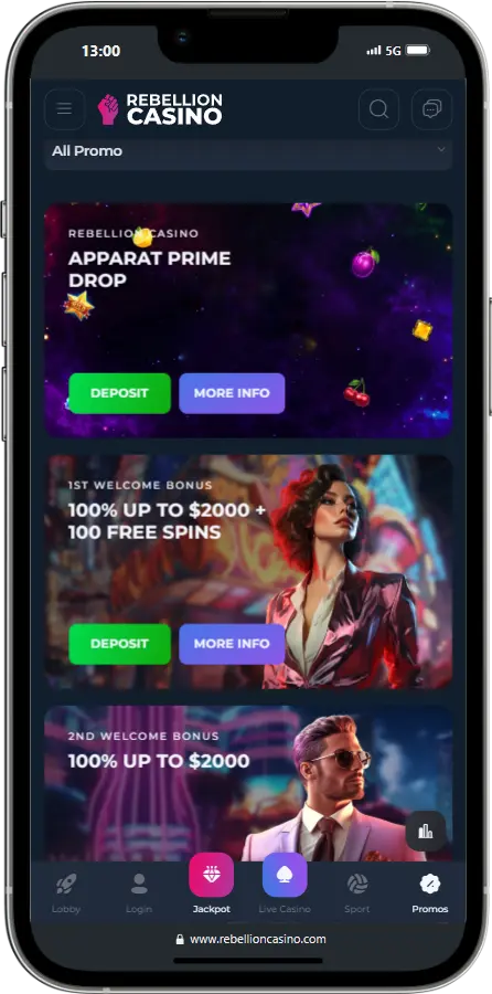 Rebellioncasino bonus