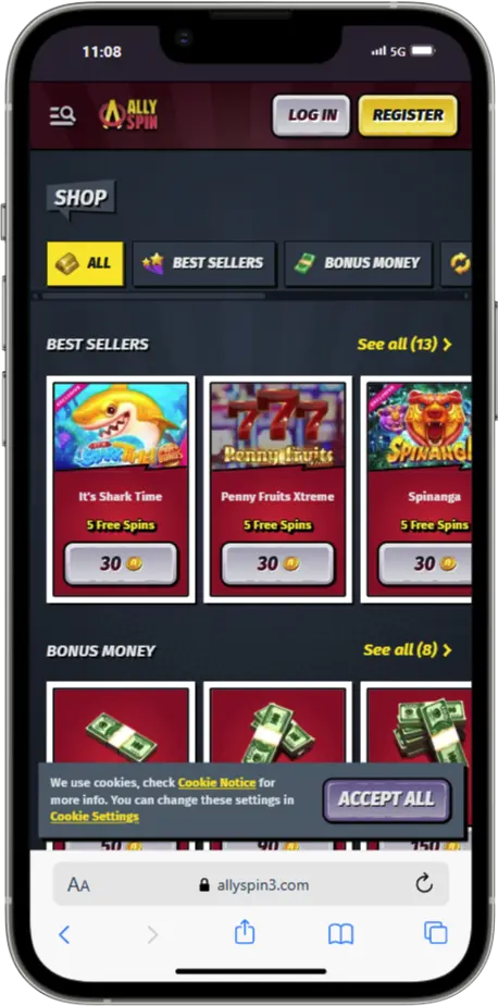 Shop AllySpin