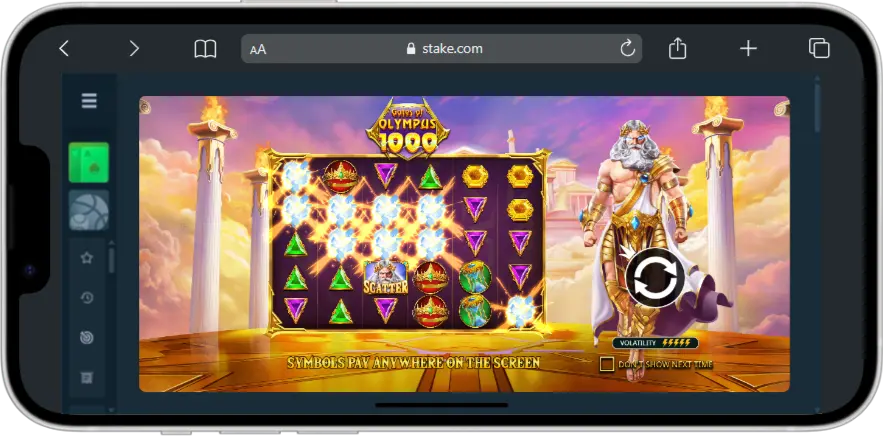 Gates of Olympus 1000 Demo screenshot