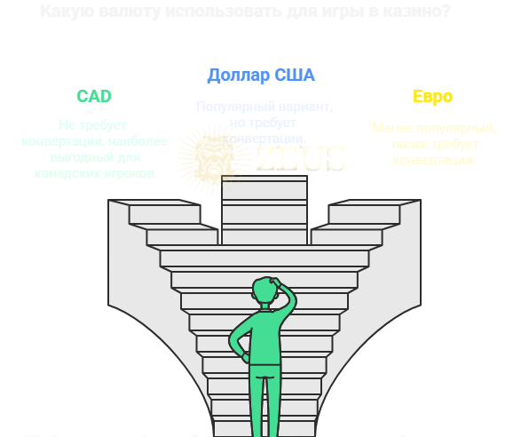 Выбор валюты: CAD, EUR, USD