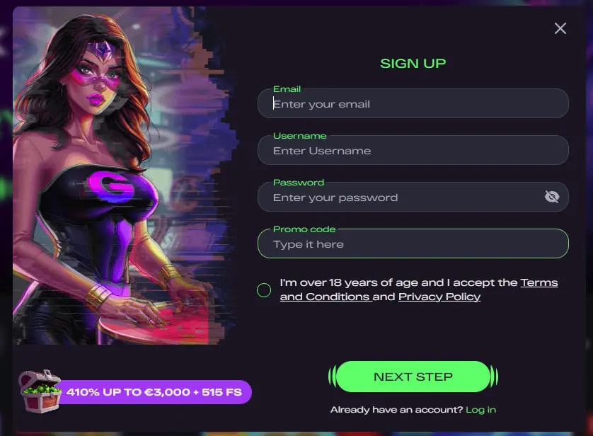 Registration Glitchspin