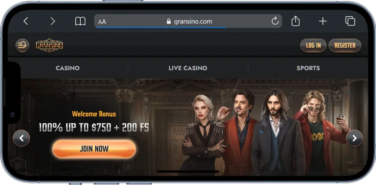 Official Site screenshot