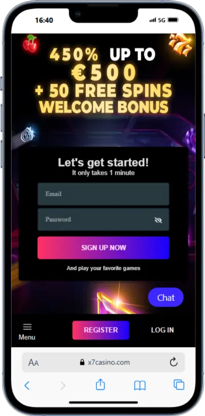 X7 Casino official site