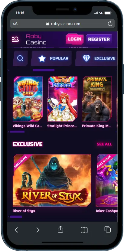 Games RobyCasino