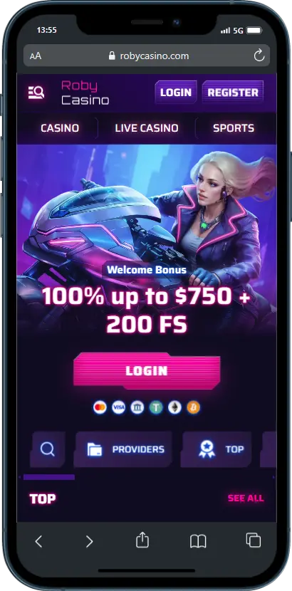 Official Website of RobyCasino