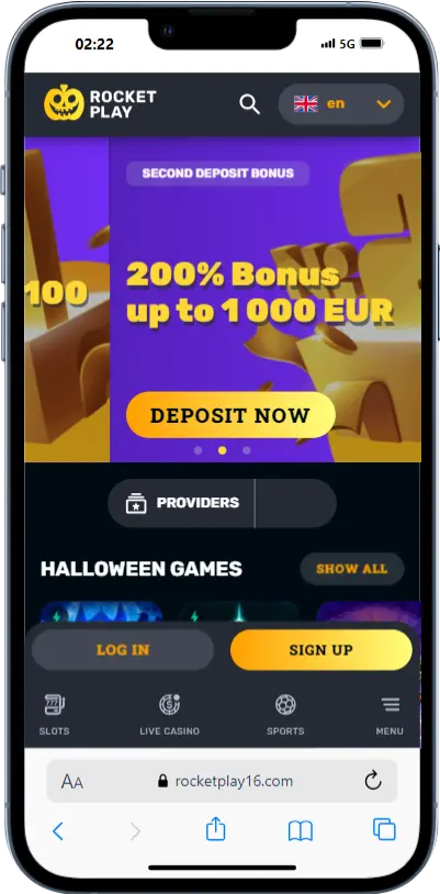 Rocket Play Casino official site