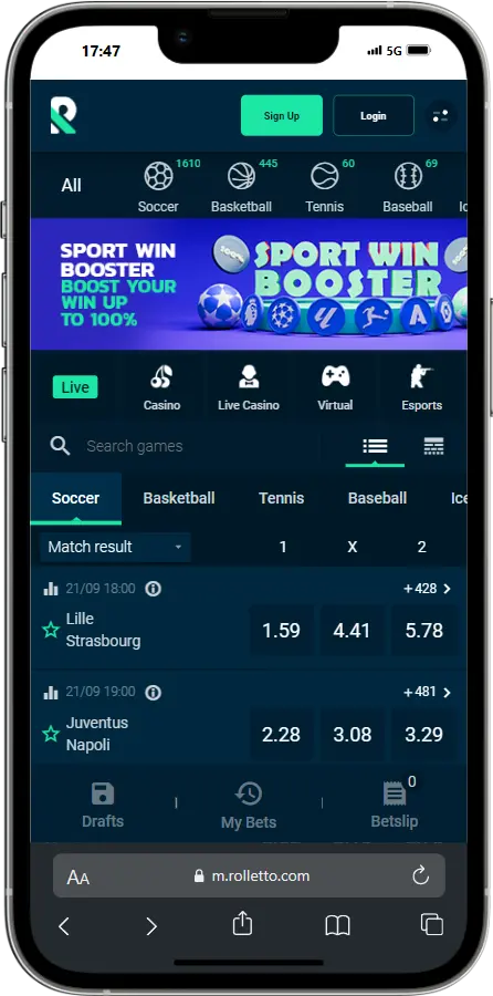Rolletto Casino Sports