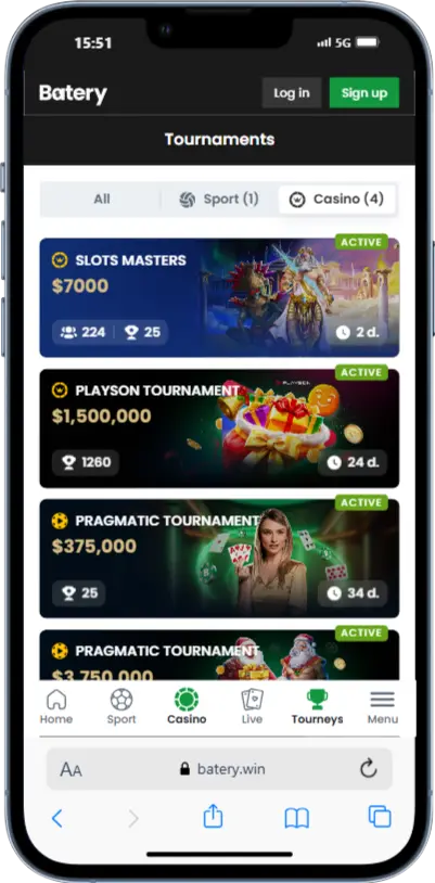 Batery Casino Tournaments