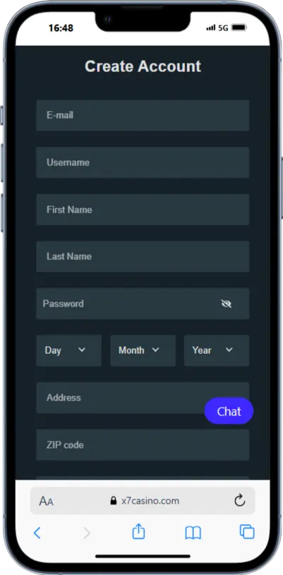 X7 Casino Registration