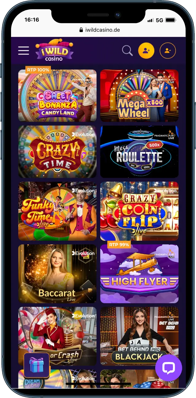 iWild Casino iWild Casino Live-Dealern