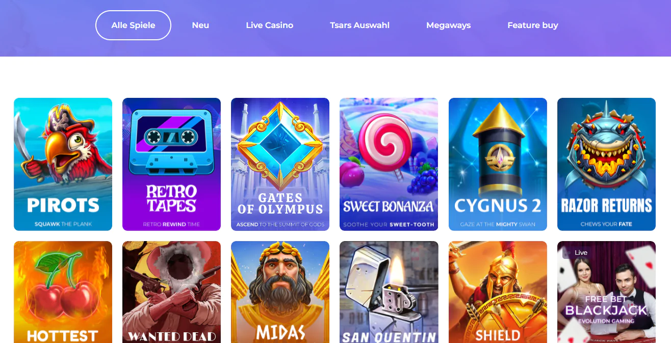 Tsars casino