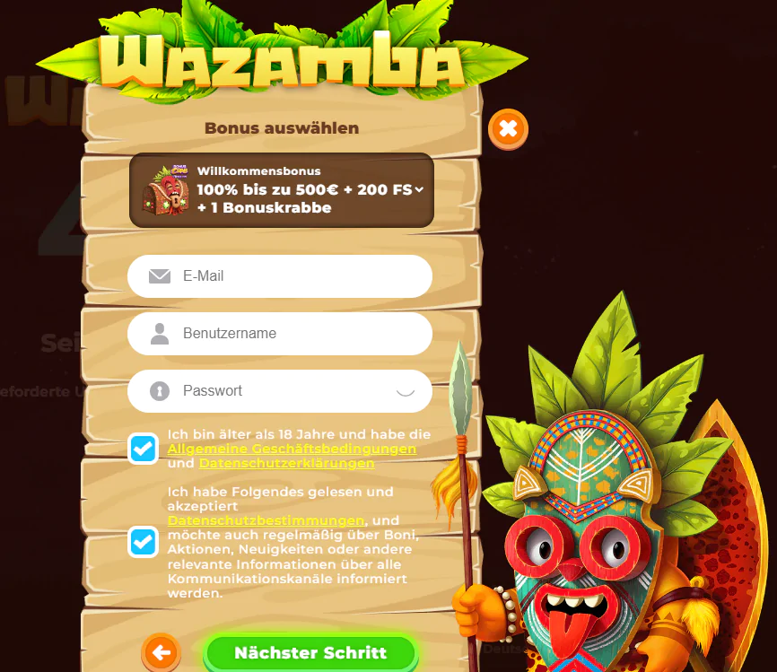Wazamba casino