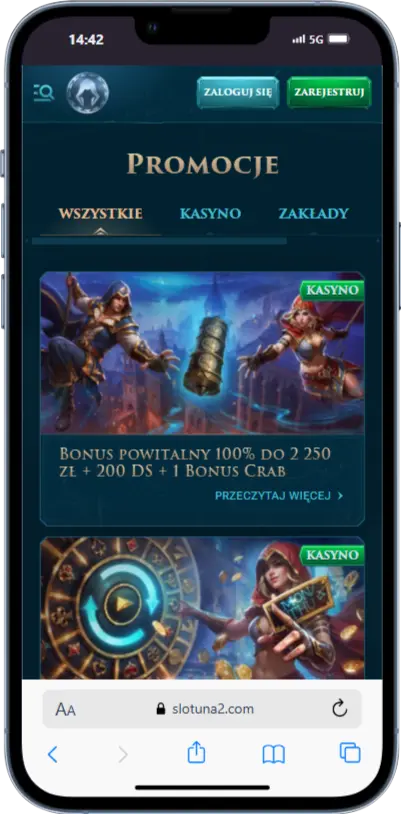 Bonusy i promocje kasyna Slotuna