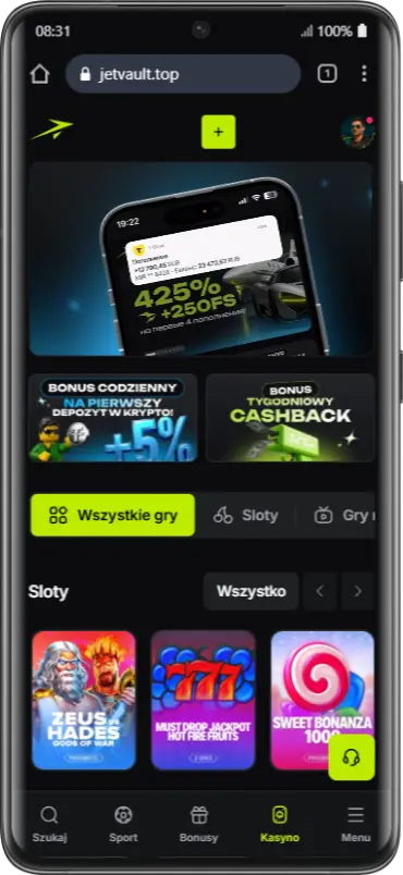 JetTon wersja mobilna Wersja mobilna JetTon