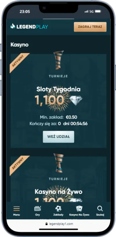 Turnieje w Legend Play