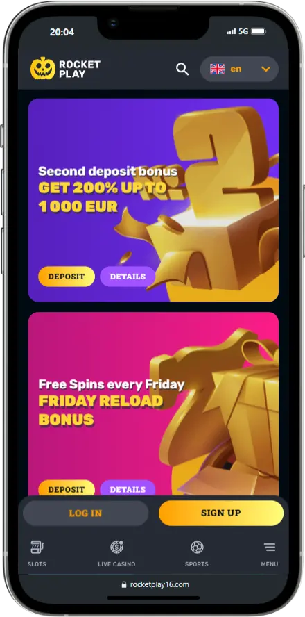 Rocketplay Bonuses