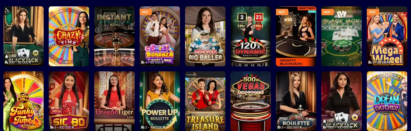 CasinoUA Лайв Ігри