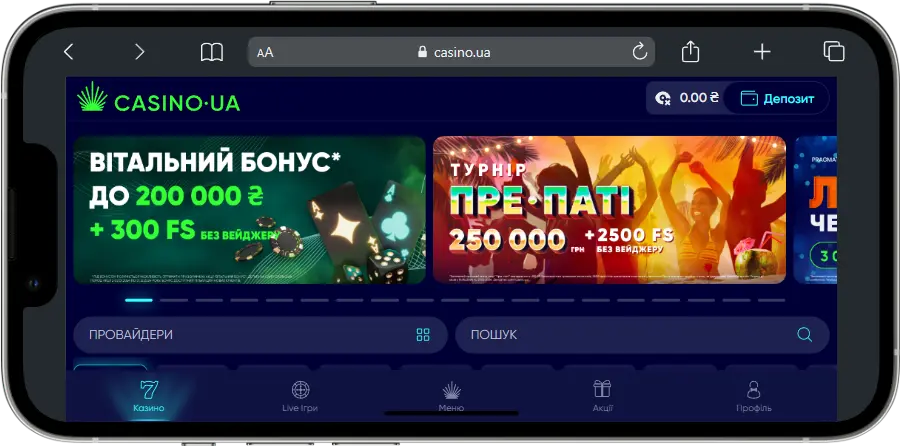 Mobile Casino.UA